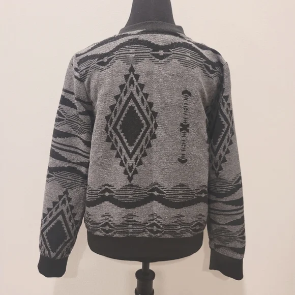 Bentee Aztec Bomber Jacket - Picture 3 of 3